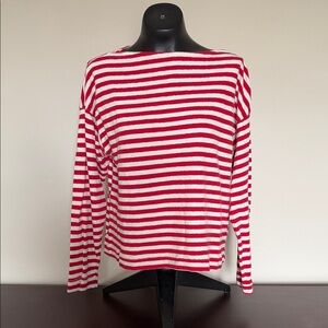 Universal Thread Striped Red and White Tee
